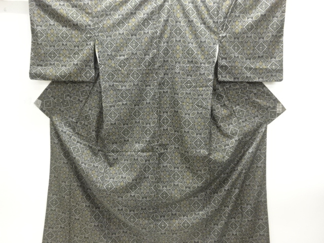 Japanese Kimono / Tsumugi Omeshi Silk